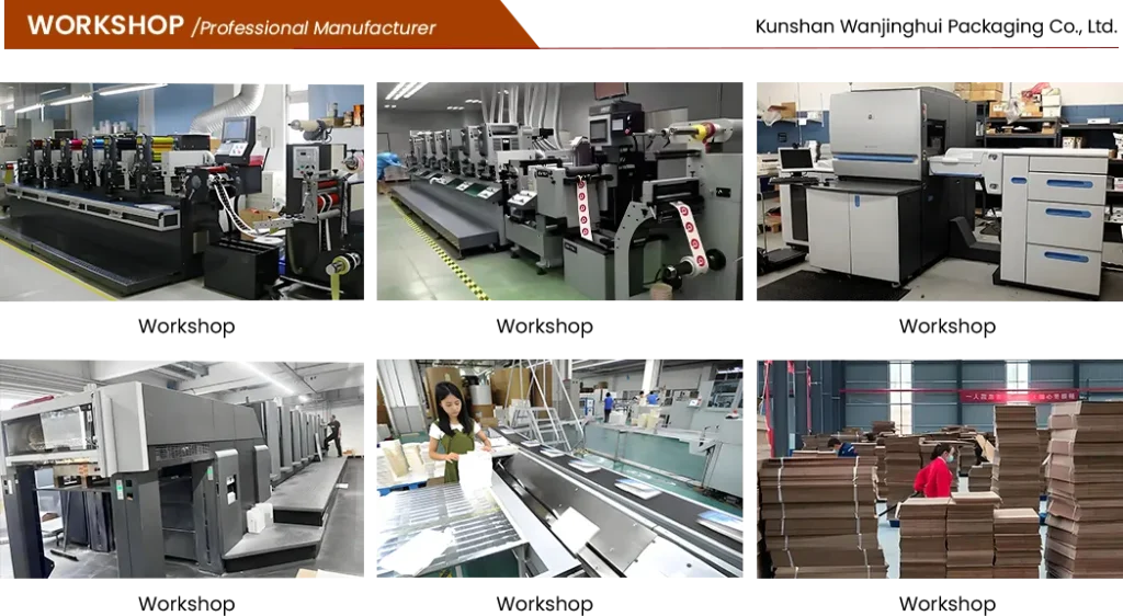 Professional manufacturing workshop with high-speed automated printing lines.