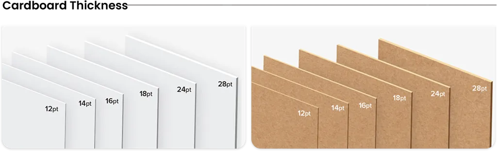 Minimalist lid-and-base rigid boxes in matte pink and professional black.