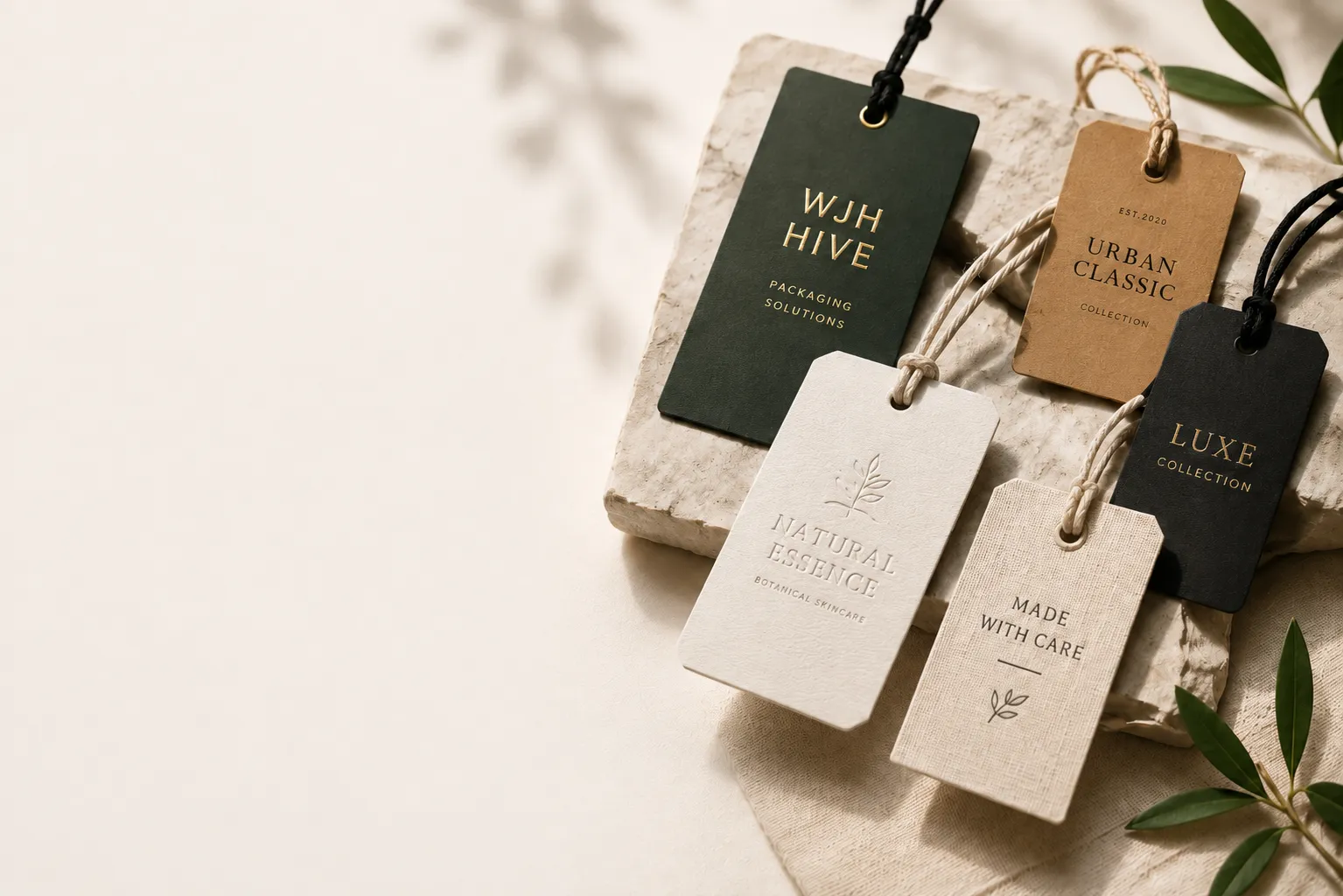 Custom Hang Tags and Labels: 6 Premium Options | WJH HIVE